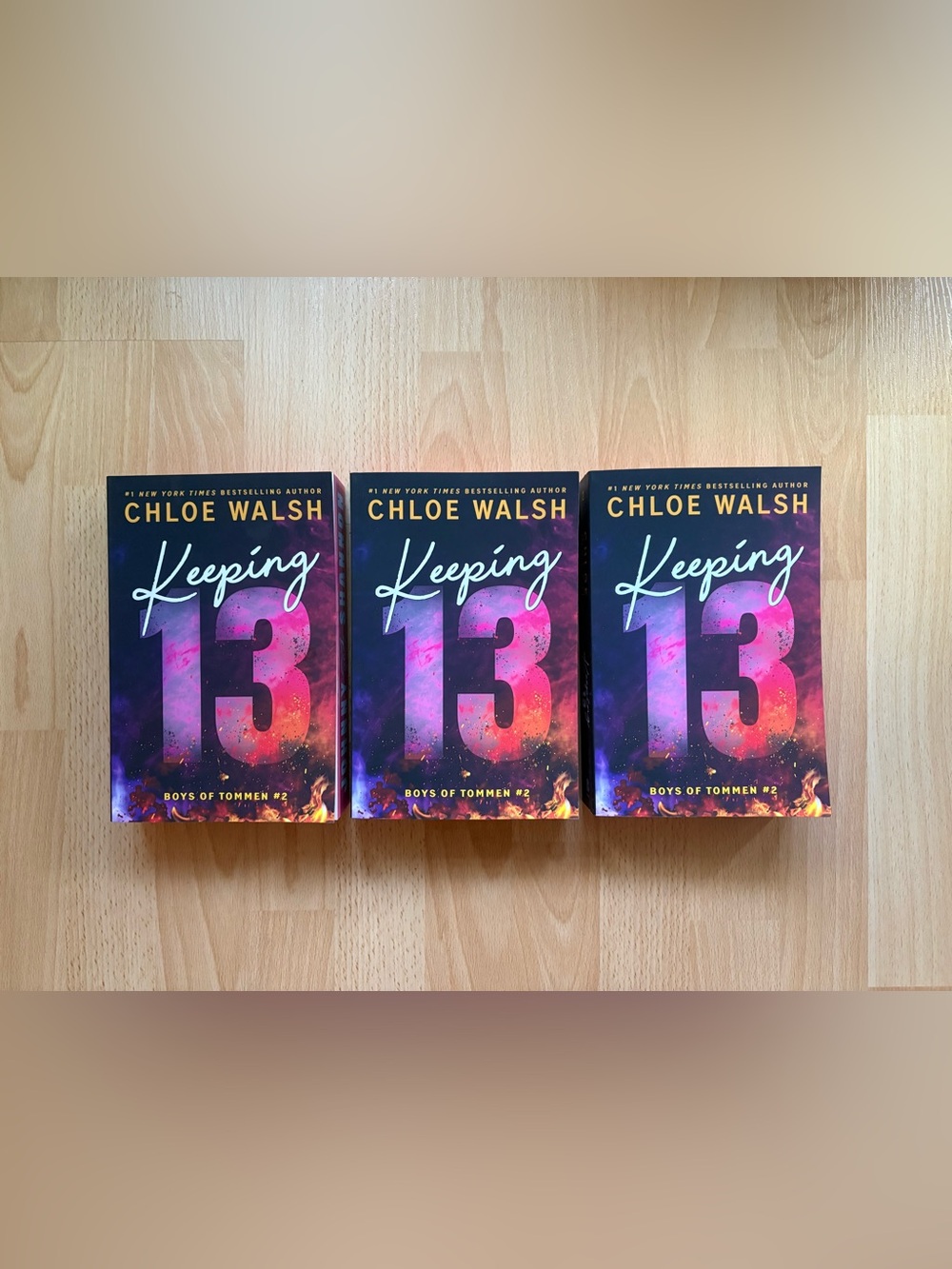 Keeping 13 Deluxe Paperback Sprayed Edges by Chloe Walsh